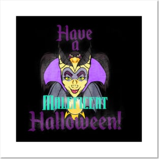 Have a Maleficent Halloween Posters and Art